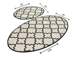 Alfombra de baño Set (2 piezas) Kupa multicolor