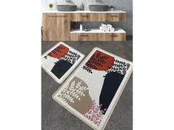 Alfombra de baño Set (2 piezas) Noe multicolor