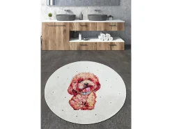 Alfombra de baño Terrier Djt (200 cm) multicolor