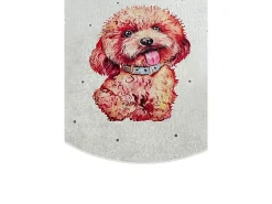 Alfombra de baño Terrier Djt (100 cm) multicolor