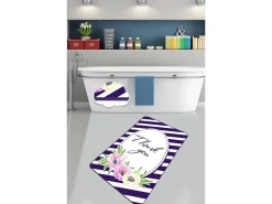 Alfombra de baño Thank You (70 x 120) multicolor