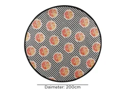 Alfombra de baño Tranche Circle Djt 200 multicolor