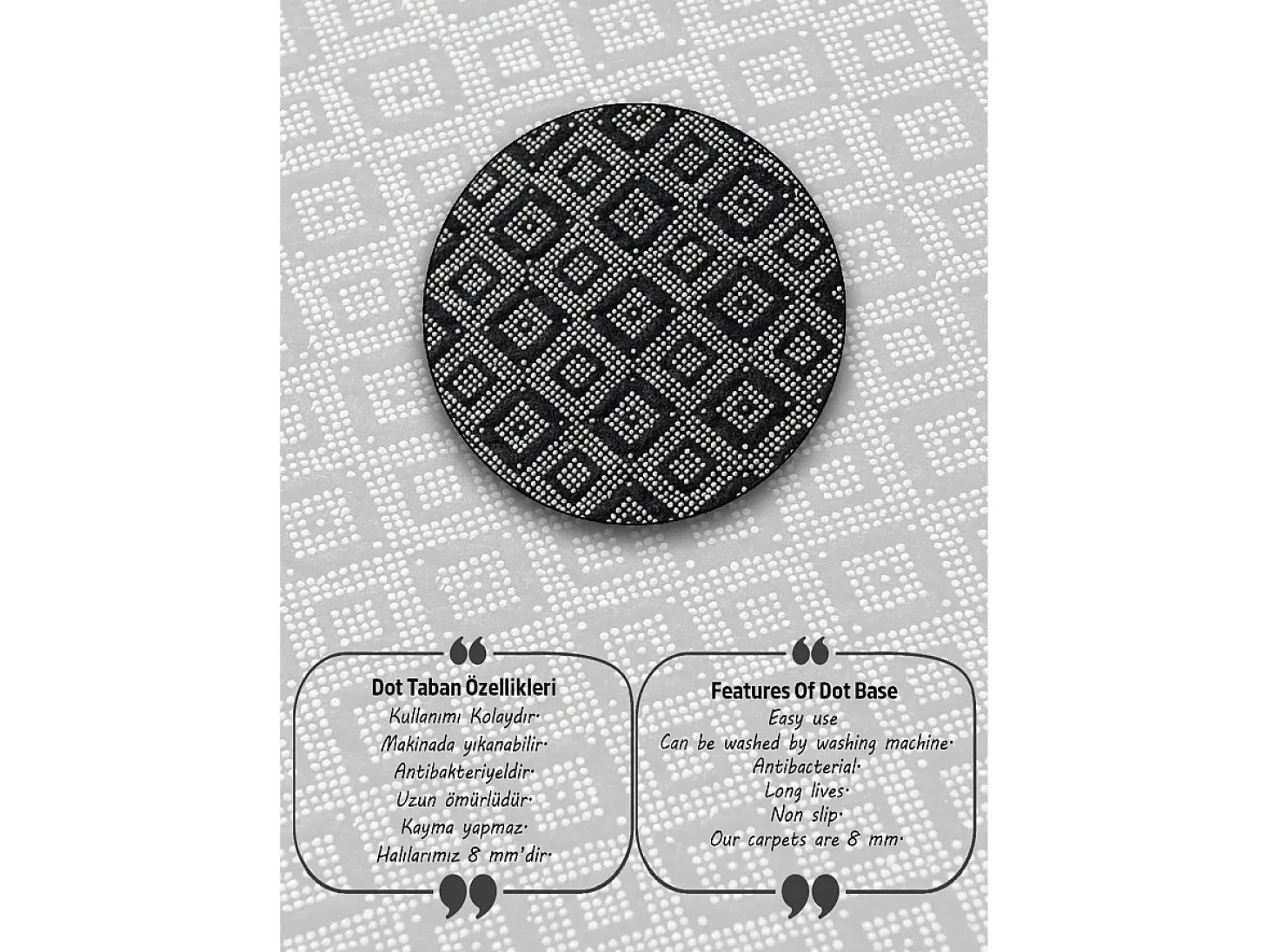 Alfombra de baño Unravel Circle Djt 140 multicolor