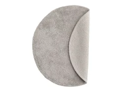 Alfombra de baño Valle Ø60cm gris claro.