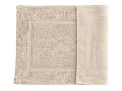Alfombra de baño William 80x50cm beige.