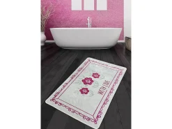 Alfombra de baño With Flower Djt (80 x 100) multicolor