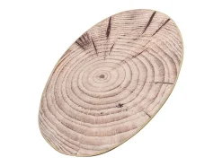 Alfombra de baño Wood Djt multicolor