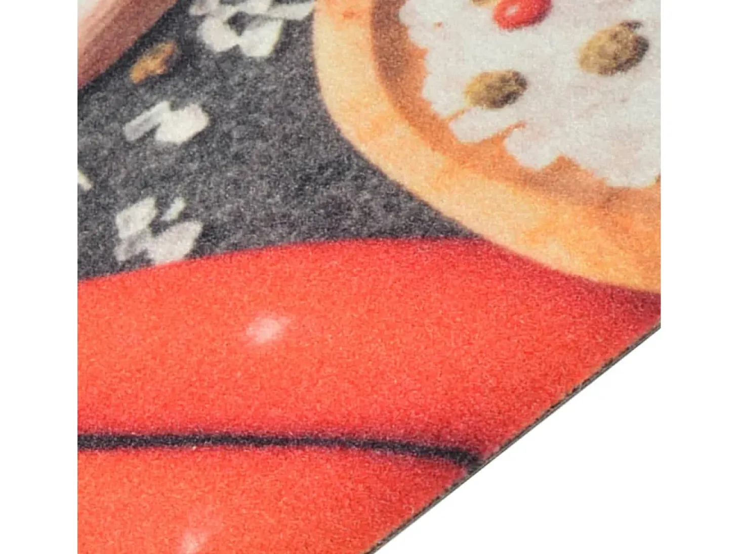 Alfombra de cocina lavable terciopelo dibujo verduras 45x150 cm ES980126