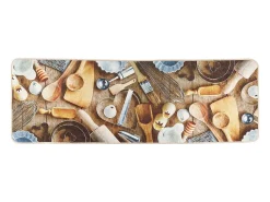 Alfombra de cocina lavable antideslizante multicolor 60x180 cm