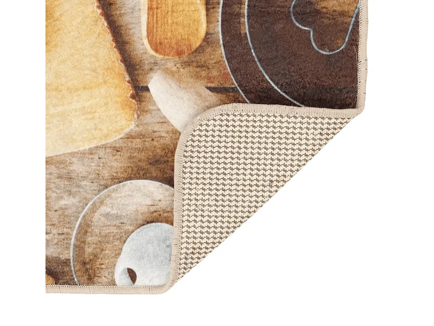 Alfombra de cocina lavable antideslizante multicolor 60x180 cm ES331623