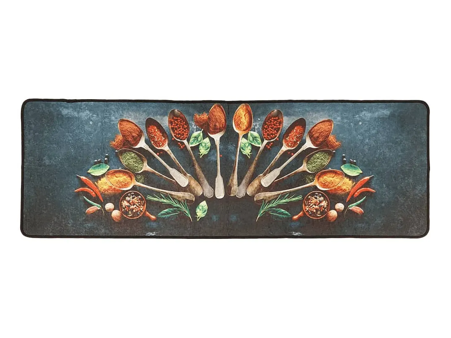 Alfombra de cocina lavable antideslizante multicolor 60x180 cm ES400801