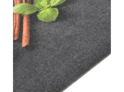 Alfombra de cocina lavable terciopelo dibujo especias 60x180 cm ES211826