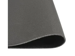 Alfombra de cocina lavable terciopelo negro 45x150 cm ES506005