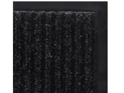 Alfombra de entrada de PVC negra, 90 x 150 cm ES977381