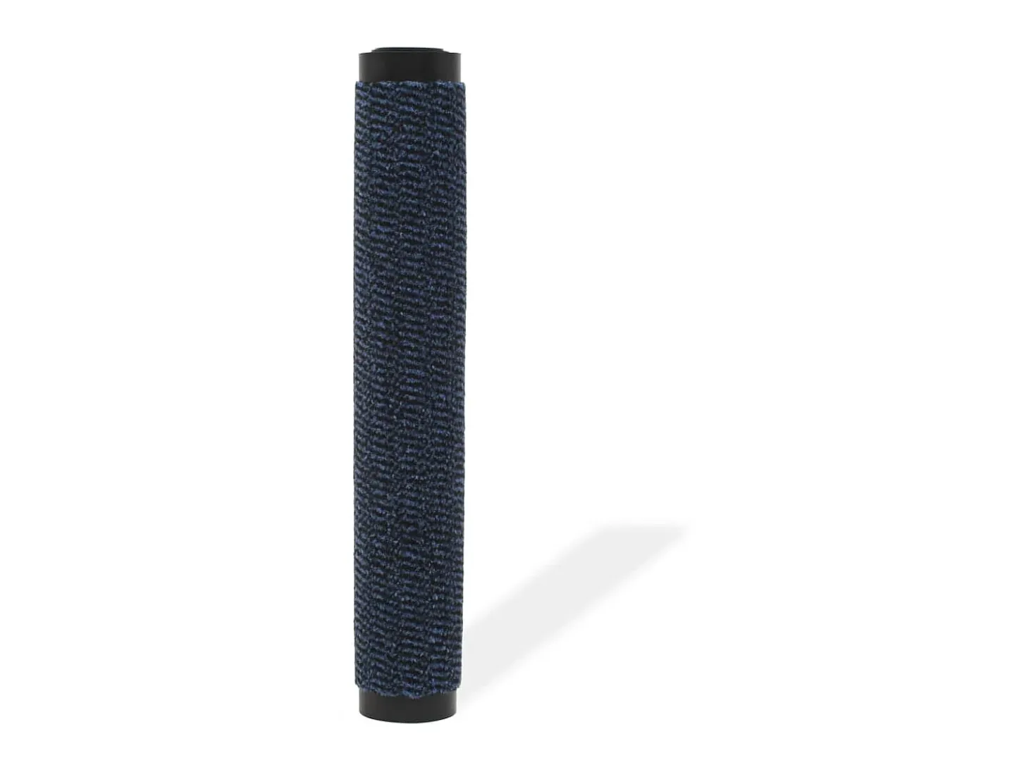 Alfombra de entrada rectangular de nudo 90x150 cm azul ES903648