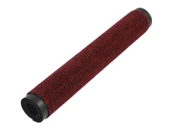 Alfombra de entrada rectangular de nudo 120x180 cm roja ES941596