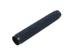 Alfombra de entrada rectangular de nudo 80x120 cm azul ES976356