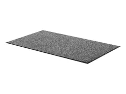 Alfombra de Entrada SucceBuy, 152,4 x 91,4 cm, Felpudo Exterior Interior con Reverso Antideslizante PVC, Resistente Y Lavable, Atrapa Polvo, Gris