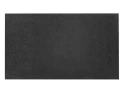 Alfombra de Entrada SucceBuy, 156x91,4 cm, Felpudo Exterior Interior Moderno Elegante, con Reverso Antideslizante TPE, Resistente Lavable, Atrapa Polvo, Gris