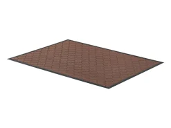 Alfombra de Entrada SucceBuy, 119,4 x 89 cm, Felpudo Exterior Interior Moderno Elegante, Reverso Antideslizante TPE, Resistente Lavable, Atrapa Polvo, Marrón