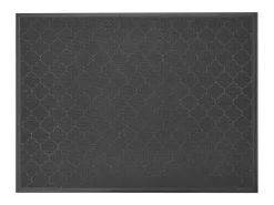 Alfombra de Entrada SucceBuy, 119,4 x 89 cm, Felpudo Exterior Interior Moderno Elegante, Reverso Antideslizante TPE, Resistente Lavable, Atrapa Polvo, Marrón