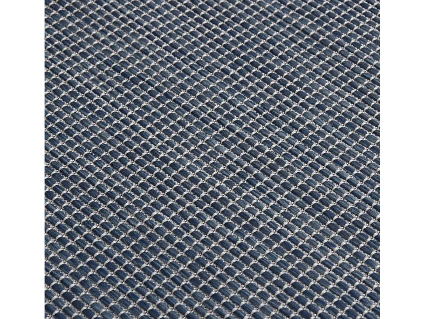 Alfombra de exterior de tejido plano azul 120x170 cm ES42116