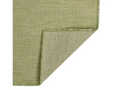 Alfombra de exterior de tejido plano verde 200x280 cm ES39710