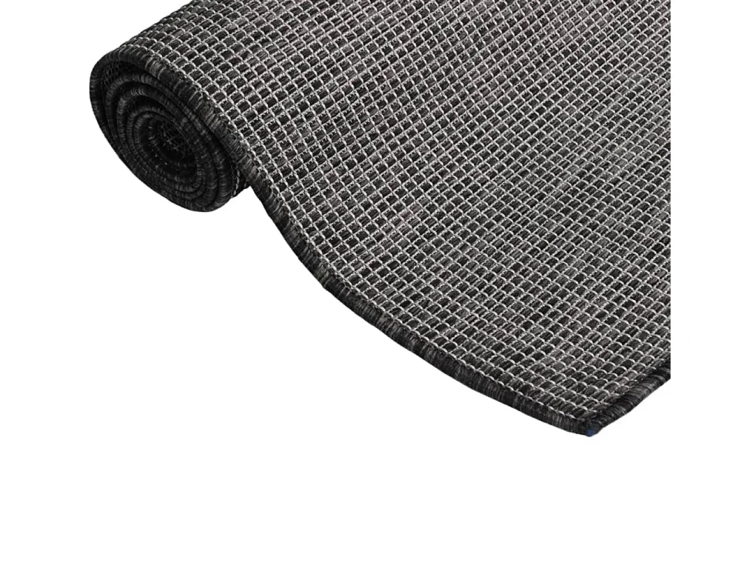 Alfombra de exterior de tejido plano 160x230 cm Gris