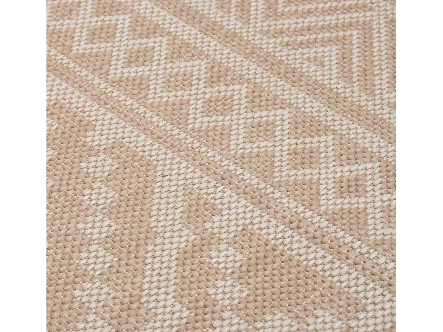Alfombra de exterior de tejido plano 160x230 cm Rayas marrones