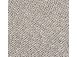 Alfombra de exterior de tejido plano gris taupe 80x250 cm