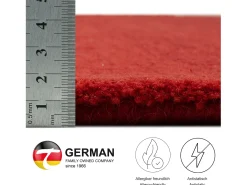 Alfombra de lana con degradado de color 70x140 cm Rojo Wool Comfort