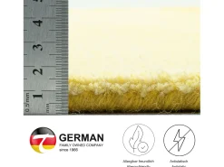 Alfombra de lana con degradado de color 190x290 cm Amarillo Wool Comfort