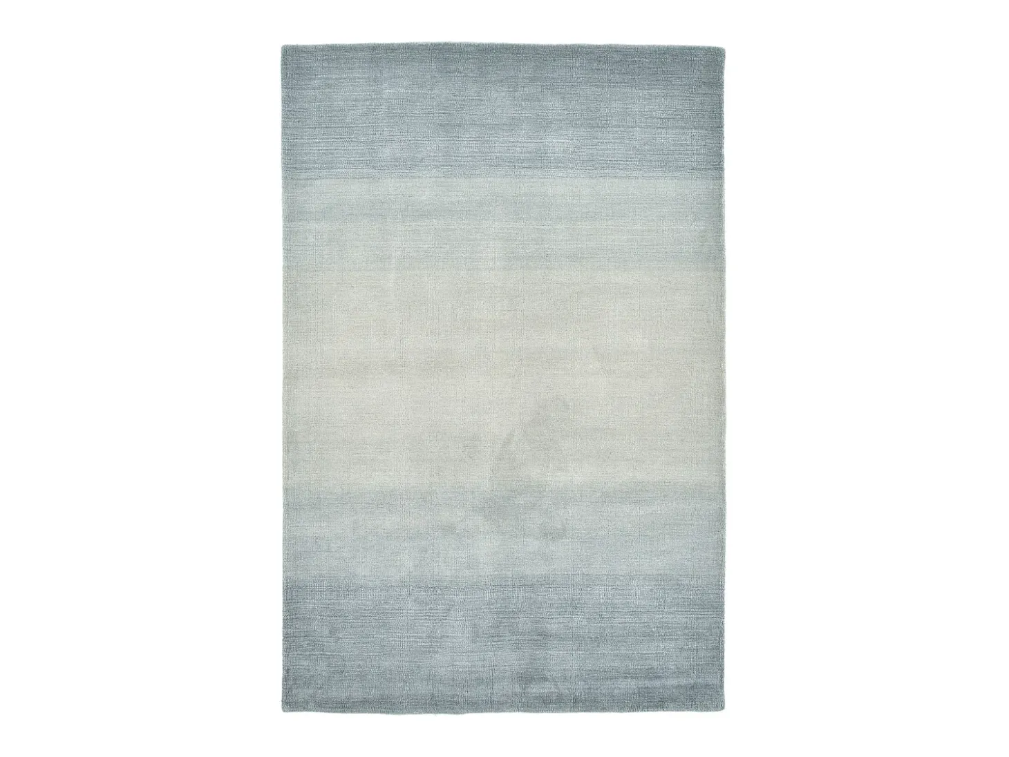 Alfombra de lana con degradado de color 60x90 cm Gris Wool Comfort