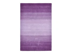 Alfombra de lana con degradado de color 140x200 cm Morado Wool Comfort