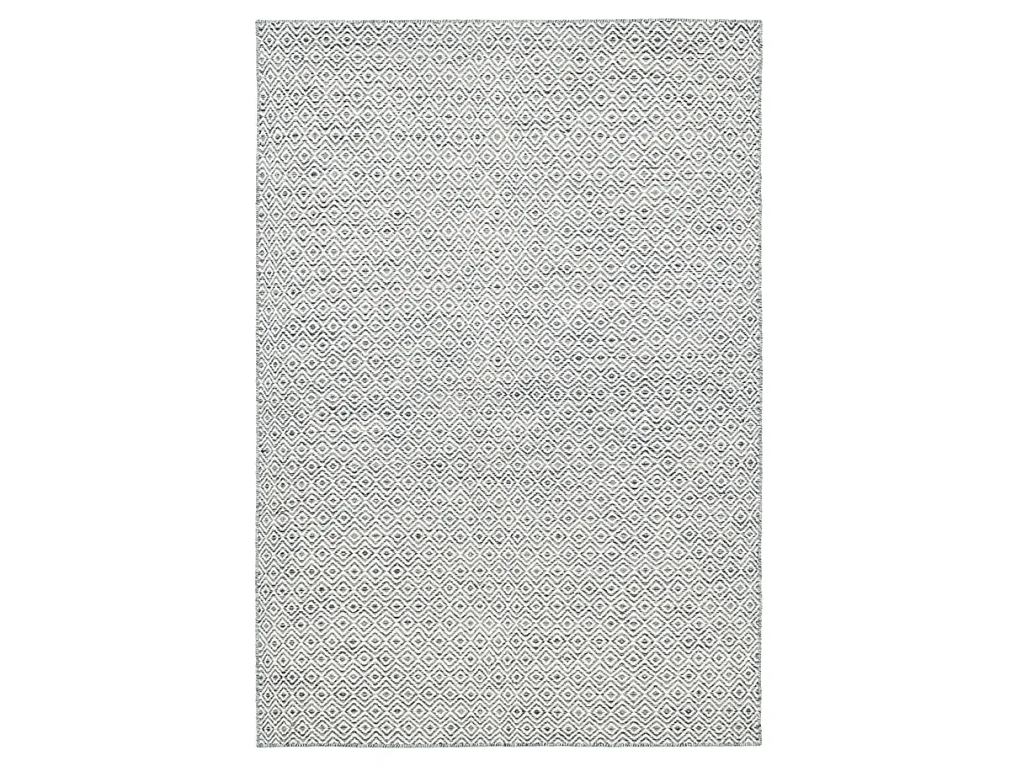 Alfombra de lana de estilo escandinavo 80x150 cm Gris natural Trondheim