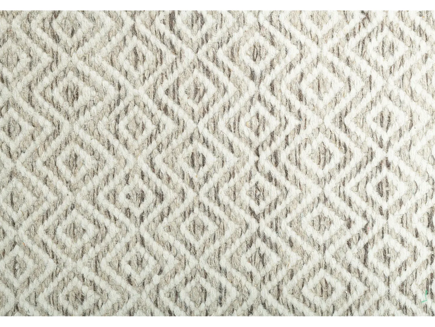 Alfombra de lana de estilo escandinavo 110x170 cm Beige natural Trondheim