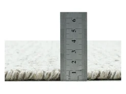 Alfombra de lana de estilo escandinavo 80x150 cm Beige natural Trondheim