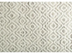 Alfombra de lana de estilo escandinavo 80x150 cm Beige natural Trondheim