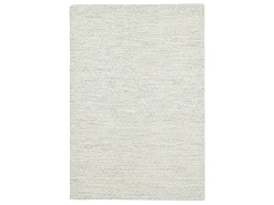 Alfombra de lana de estilo escandinavo 80x150 cm Beige natural Trondheim
