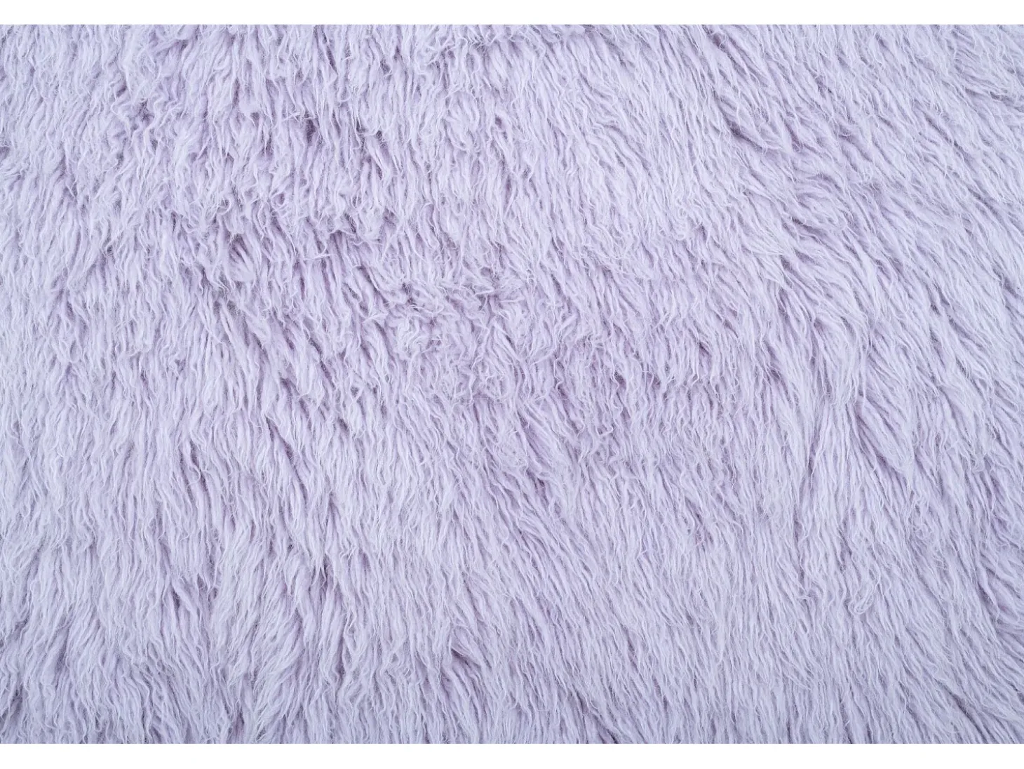 Alfombra de lana natural tejida a mano 180x250 cm Morado Fluffy