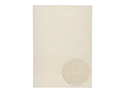 Alfombra de lana reversible tejida a mano 120x180 cm Lana Blanca Alpen