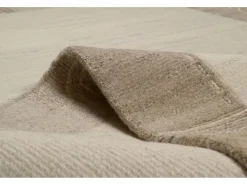 Alfombra de lana tejida a mano 120x180 cm Gris natural Nakarta