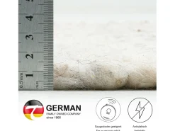 Alfombra de lana tejida a mano reversible 70x130 cm Naturaleza Alm-Glück