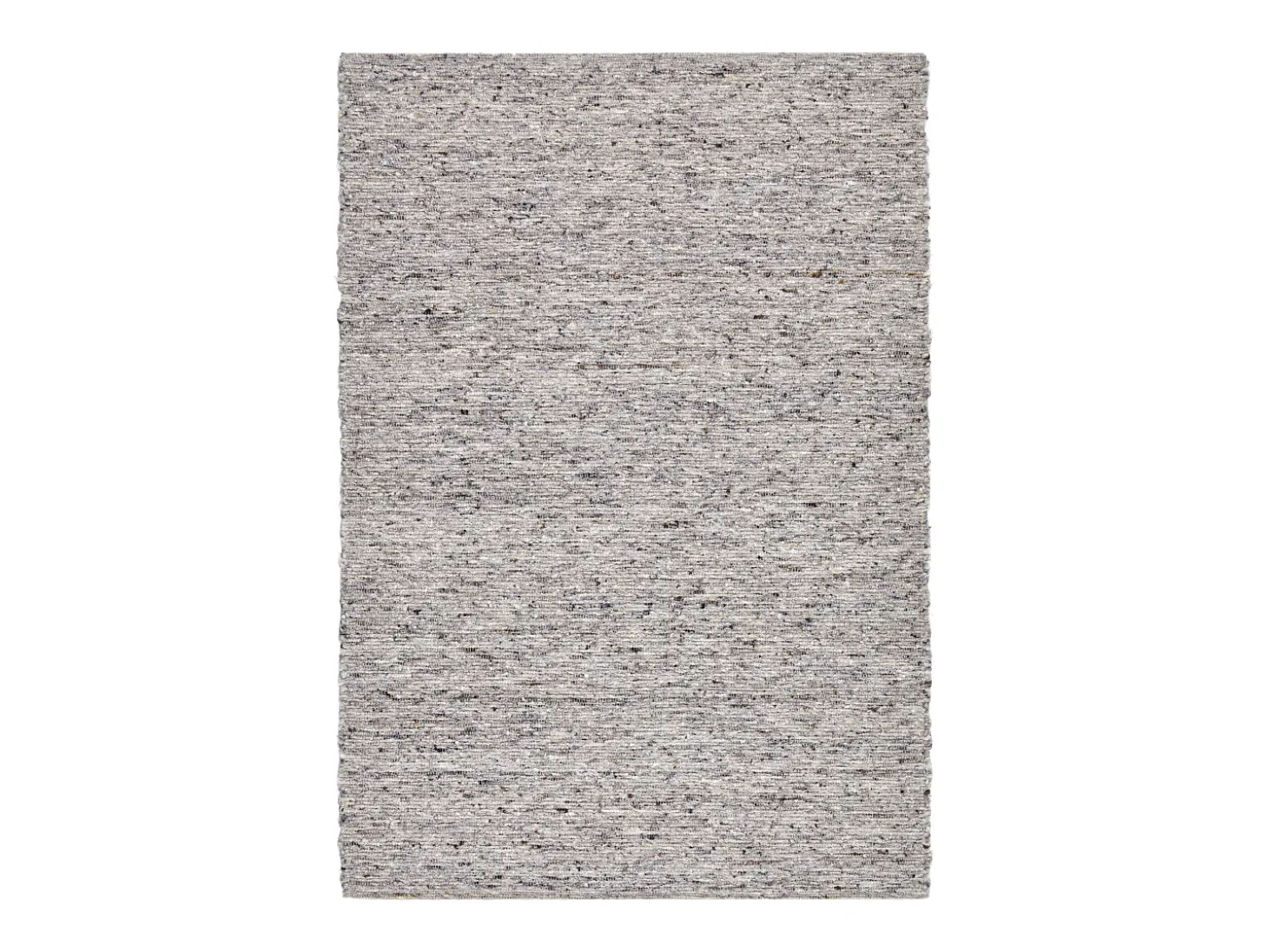 Alfombra de lana tejida a mano reversible 250x300 cm Gris Alm-Glück