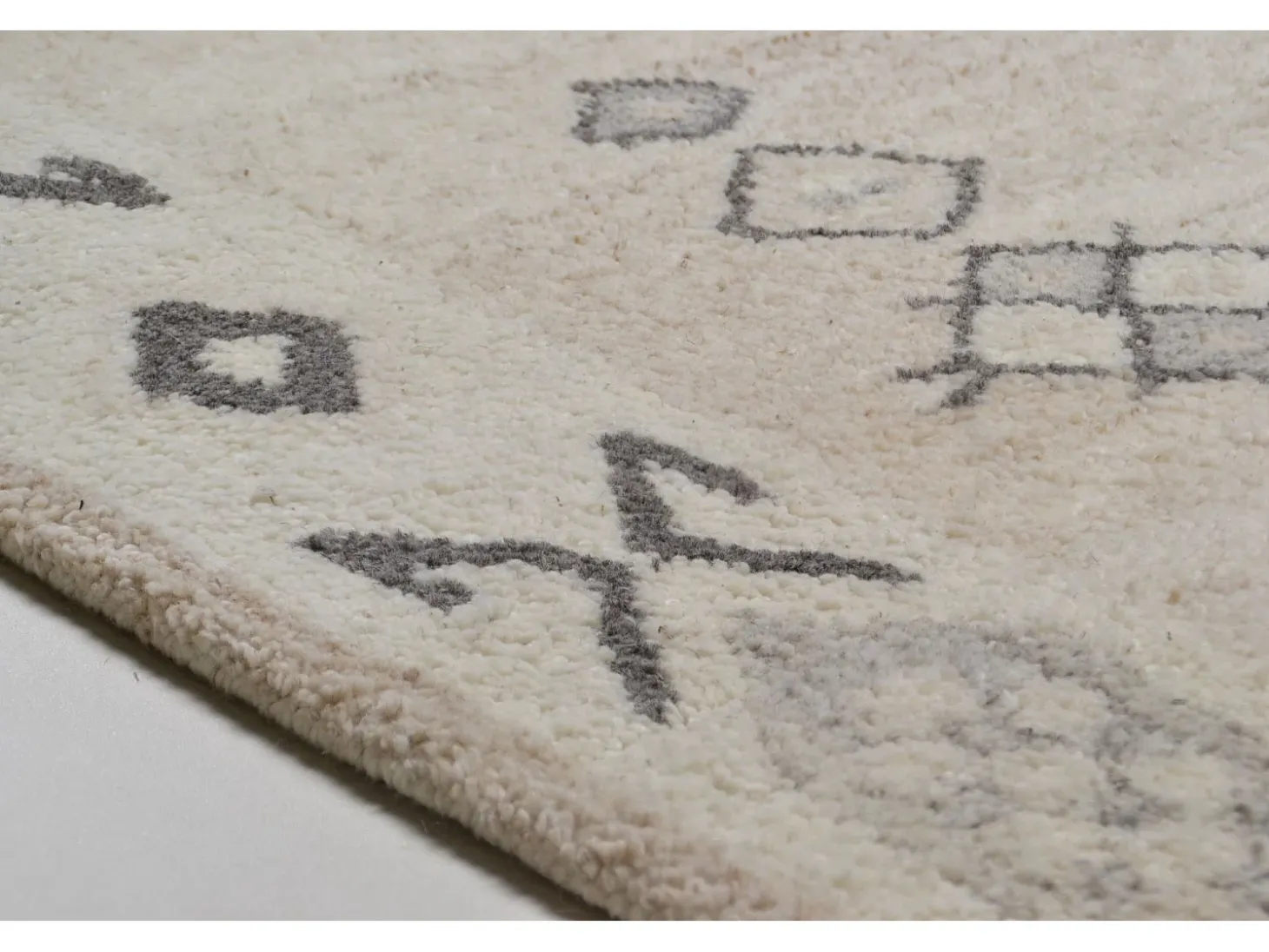 Alfombra de lana tejida a mano al estilo bereber 140x200 cm Melange Royal Berber