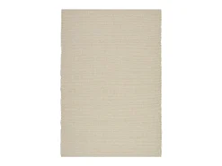 Alfombra de lana tejida a mano reversible 90x160 cm Lana Blanca Alm-Glück