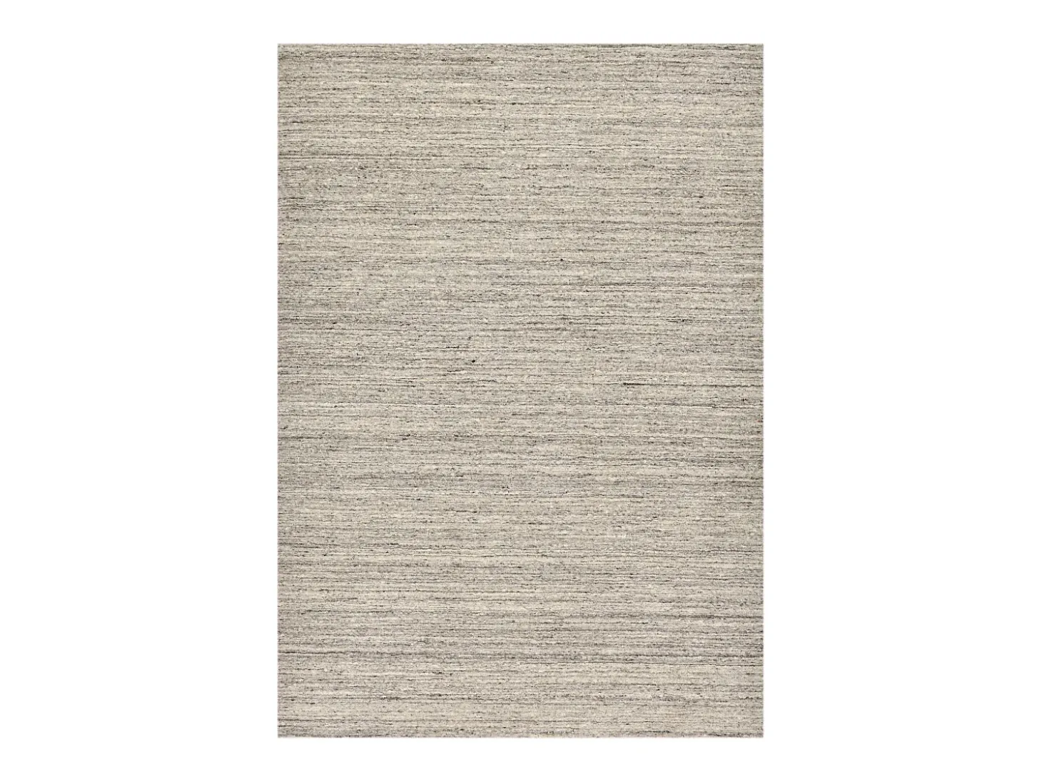Alfombra de lana UNI tejida a mano 90x160 cm Gris Pure