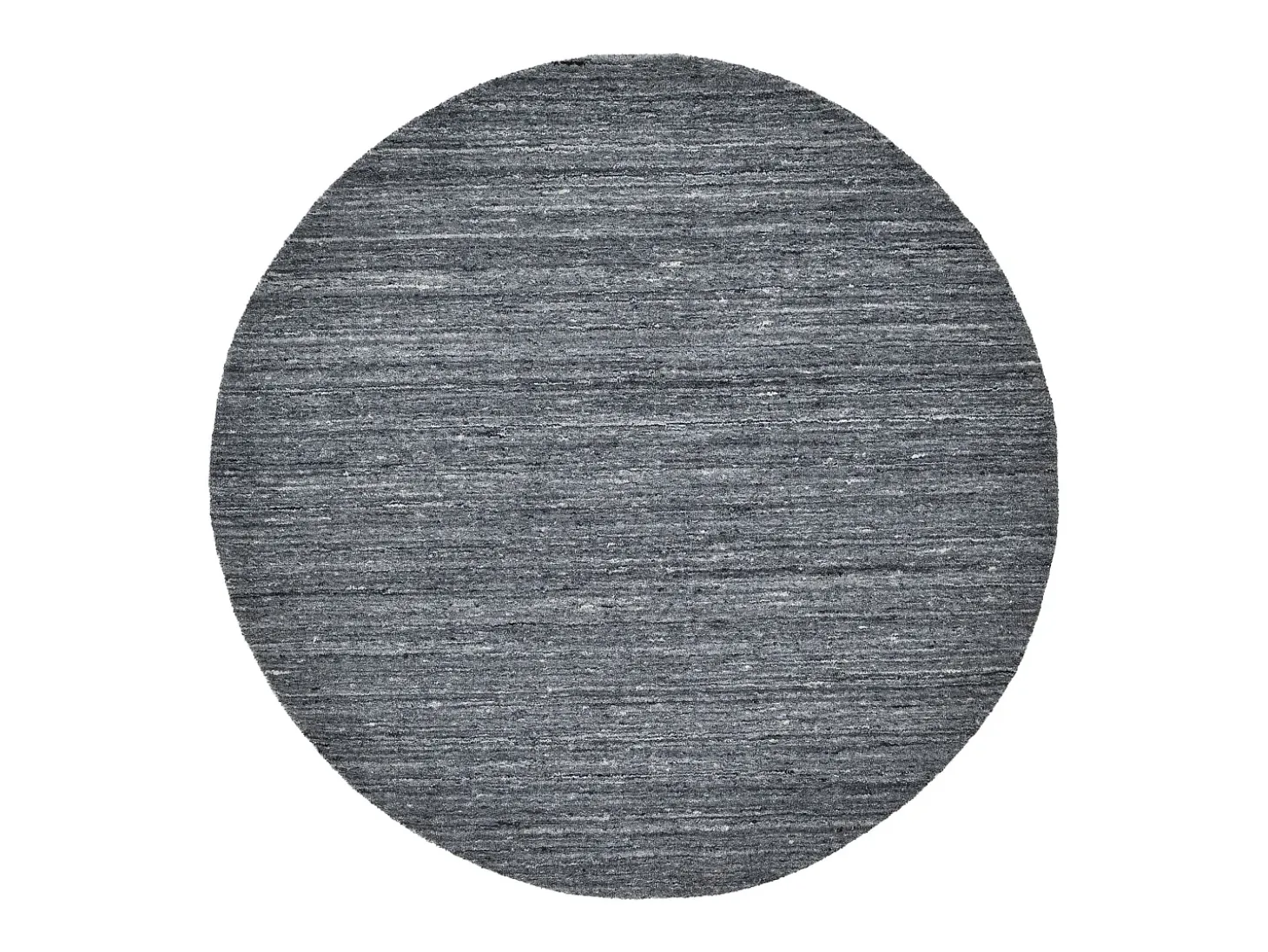 Alfombra de lana UNI tejida a mano 150x150 cm Antracita Pure