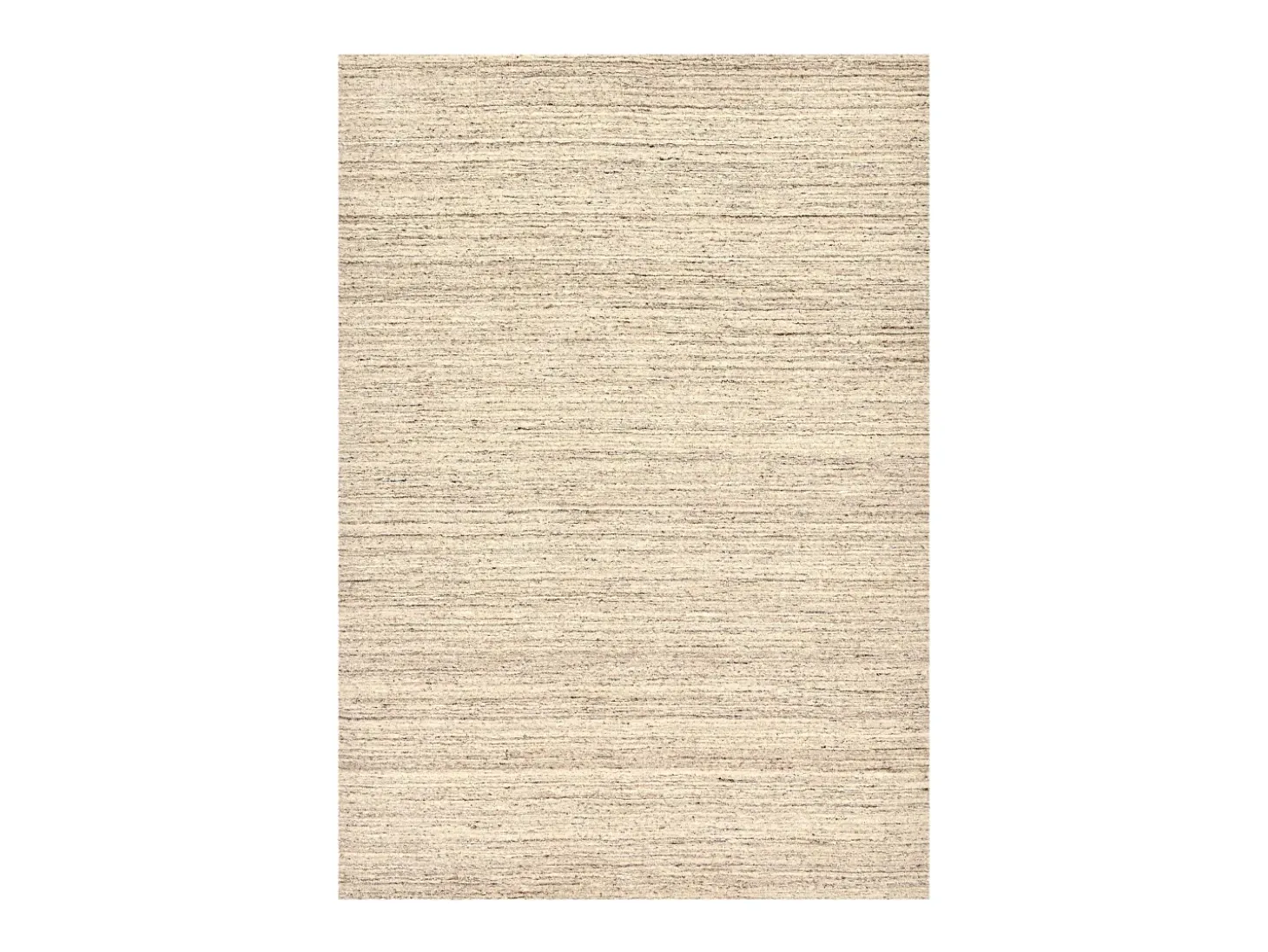 Alfombra de lana UNI tejida a mano 170x240 cm Beige natural Pure