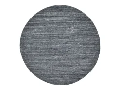 Alfombra de lana UNI tejida a mano 100x100 cm Antracita Pure